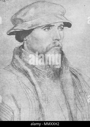 Sir John Gage, By Hans Holbein The Younger Stock Photo - Alamy