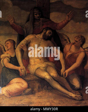 Dead Christ. second half of 16th century. Gian Battista Zelotti - Dead Christ - WGA25961 Stock Photo