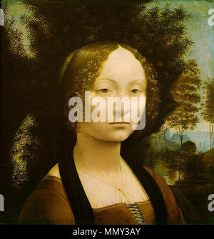 Ginevra de Benci c. 1474 1478 by Leonardo da Vinci Stock