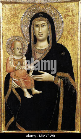 Madonna and Child. 1297. Giotto di Bondone - Madonna and Child - WGA09328 Stock Photo