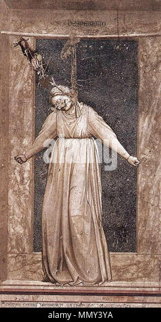 Giotto Di Bondone - Desperation 1306 Stock Photo - Alamy