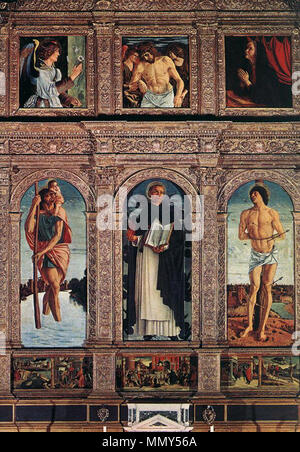 Giovanni Bellini Angel Of The Annunciation And Virgin Annunciate Stock Photo Alamy