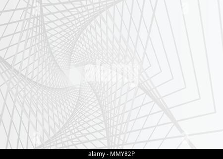 Abstract black and white geometric cubic texture background. Vector Illustration Stock Vector