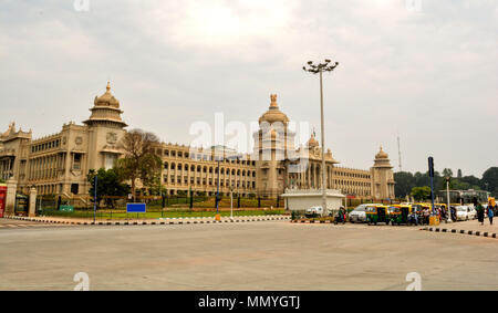 Vidhana Soudha the state legislature building in Bangalore, India. Stock Photo