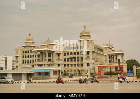 Vidhana Soudha the state legislature building in Bangalore, India. Stock Photo