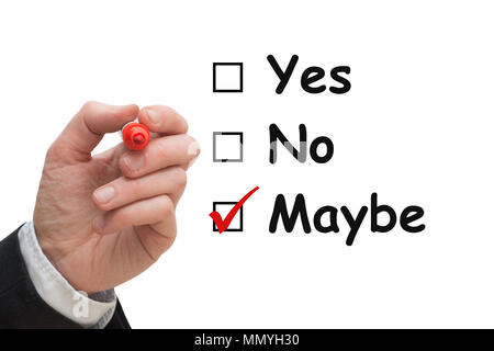 yes no maybe boxes