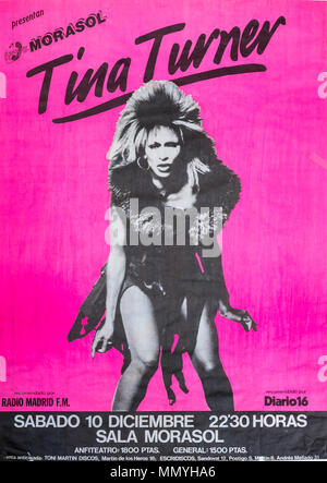 Rare buy 1985 Tina Turner Private Dancer HBO Concert Special Promotional Poster