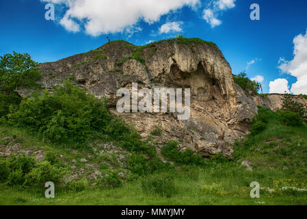 Rukomysh Cave temple, Buchach District, Ternopil Region Ukraine Stock Photo