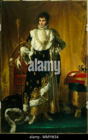 Portrait of Jérôme Bonaparte (1784-1860). 19th century. King Jerome Bonaparte Stock Photo