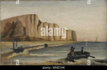 Henri-Julien Félix Rousseau - La Falaise Stock Photo