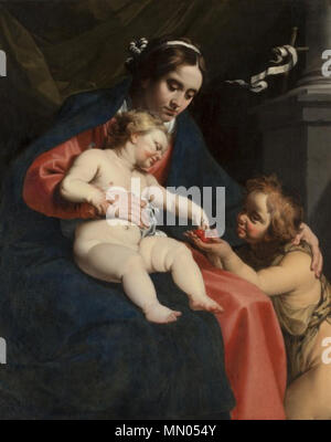 Abraham Janssens - The Virgin and Child with St John the Baptist Stock ...
