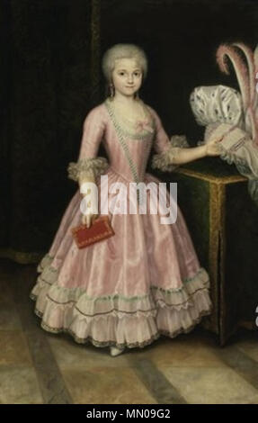 . Infanta Carlota Joaquina of Bourbon (1775-1830)  . 18th century. Inza - Infanta Carlota Joaquina Stock Photo