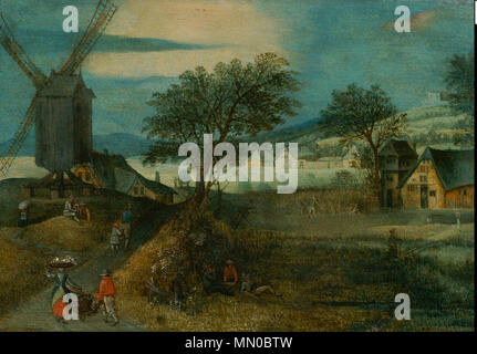 English: Summer . between 1620 and 1634. Adriaen van Stalbemt - Summer Stock Photo