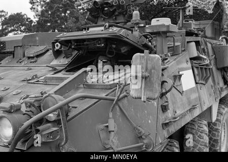 Interim Armored Vehicle Stryker is an eight wheeled armored fighting ...