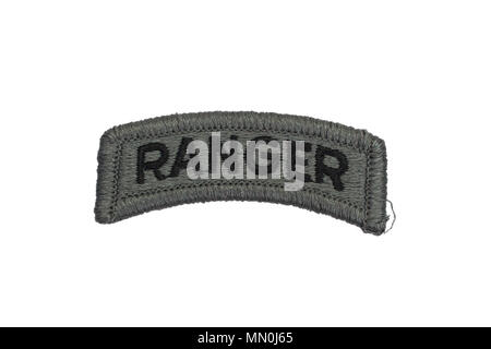 US ARMY ranger badge isolated Stock Photo