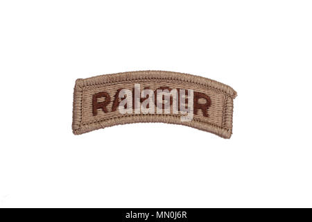 US ARMY ranger badge isolated Stock Photo