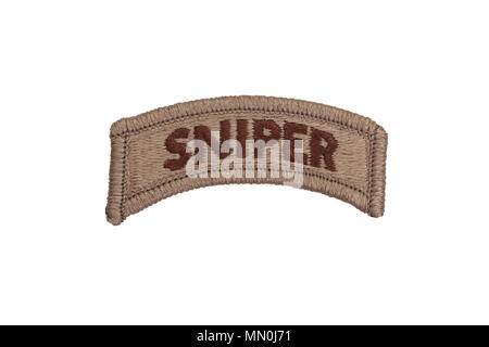 US ARMY sniper badge isolated Stock Photo