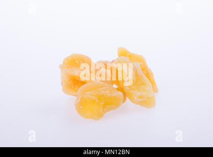 apple dry or dried apple slices on background Stock Photo