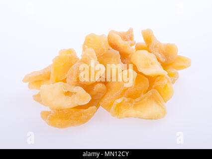 apple dry or dried apple slices on background Stock Photo