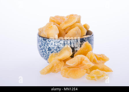 apple dry in bowl or dried apple slices Stock Photo