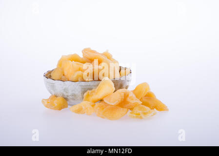apple dry in bowl or dried apple slices Stock Photo