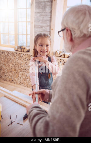 Joyful happy girl having fun Stock Photo