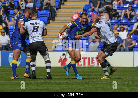 13th May 2018 , Halliwell Jones Stadium , Warrington, England; Ladbrokes Challenge Cup rugby, Toronto Wolfpack v Warrington Wolves; Tyrone Roberts of Warrington Wolves Credit: News Images /Alamy Live News Stock Photo