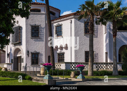 SAN ANTONIO, TEXAS - APRIL 13, 2018 - The McNay Art Museum, the first modern art museum in the U.S. State of Texas. Stock Photo