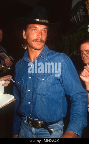 CENTURY CITY, CA  - JULY 28: Actor John Clark Gable attends Golden Boot Awards on July 28, 1990 at the Century Plaza Hotel in Century City, California. Photo by Barry King/Alamy Stock Photo Stock Photo