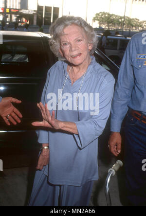 CENTURY CITY, CA  - JULY 28: Actress Ellen Corby attends Golden Boot Awards on July 28, 1990 at the Century Plaza Hotel in Century City, California. Photo by Barry King/Alamy Stock Photo Stock Photo