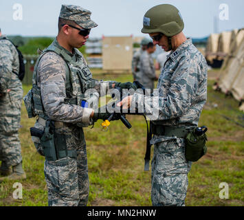 A physical therapist with the 349th Medical Squadron, Travis Air Force ...