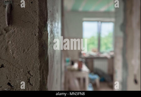 Major overhaul concept. House repairs. Home interior remodeling Stock Photo