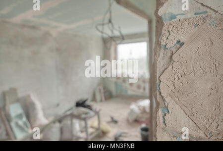 Major overhaul concept. House repairs. Home interior remodeling Stock Photo