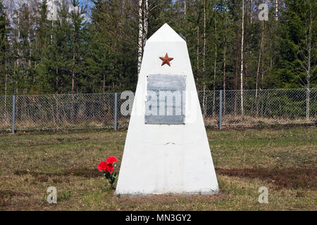 Soviet memorial for prisoners of war, Lappeenranta Finland Stock Photo