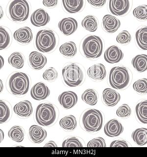 Abstract scribble circles background. Stock Vector