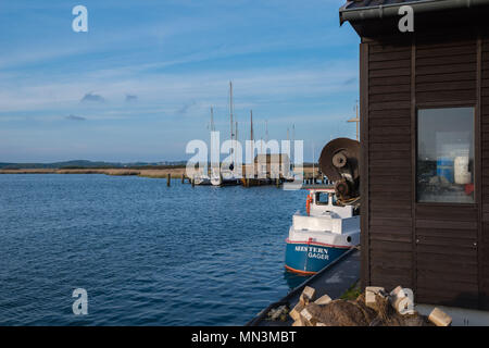 Habour scene of Gager, island of Rügen, Baltic Sea, Mecklenburg-West Pomerania, Germany Stock Photo