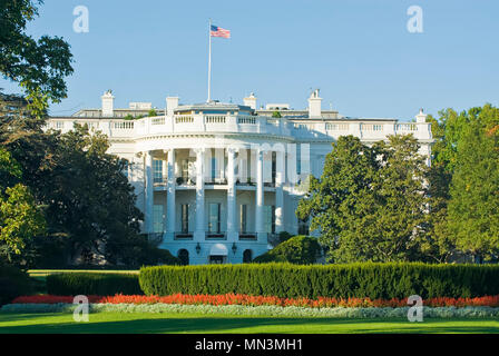 The United States White House in Washington DC. Stock Photo