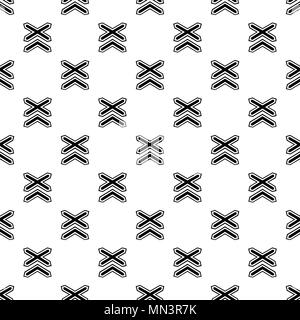 Two line non barrier railways pattern vector seamless Stock Vector