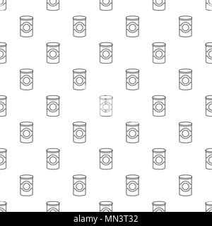 Cosmetic jar plastic pattern vector seamless Stock Vector