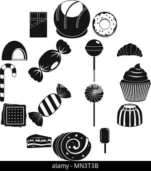 Candies icon set, simple style Stock Vector Image & Art - Alamy