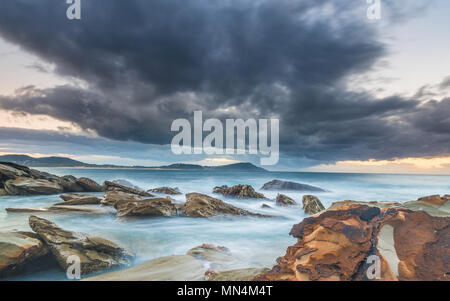 Capturing the sunrise from The Haven at Terrigal on the Central Coast, NSW, Australia. Stock Photo