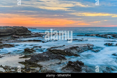 Taken at Norah Head, a headland on the Central Coast, New South Wales, Australia Stock Photo