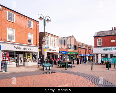 Town centre in Crewe Cheshire UK Stock Photo