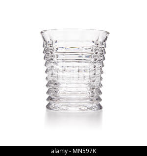 Crystal drinking glass for liquor Stock Photo