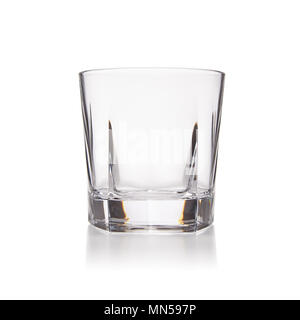 Crystal drinking glass for liquor Stock Photo