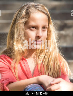 10 year-old girl Stock Photo - Alamy