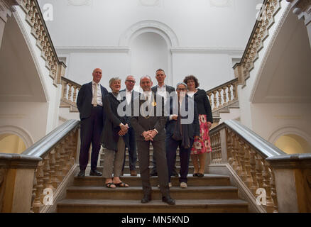 Royal Academy of Arts, London, UK. Officially opening of the new extended RA on 14 May, 2018. Stock Photo