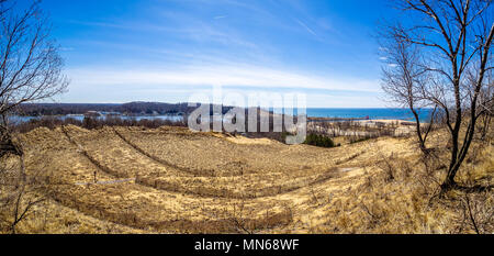 View from Mt. Pisgah - Historic Ottawa Beach, Holland, Michigan Stock Photo