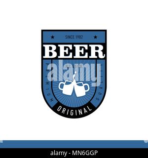 Beer Label Design original Stock Vector