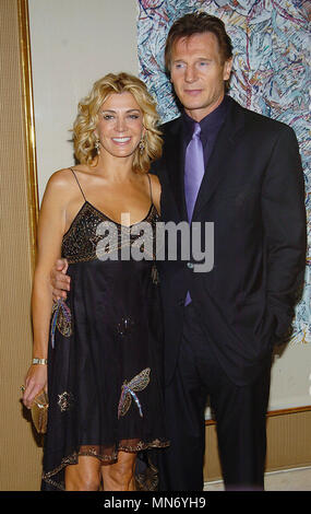 Natasha Richardson and Liam Neeson arriving at the 30th Annual Los Angeles Film Critics Association Awards at the St Regis Hotel in Los Angeles. January 13, 2005.          -            NeesonL RichardsonNatasha32.JPG           -              NeesonL RichardsonNatasha32.JPGNeesonL RichardsonNatasha32  Event in Hollywood Life - California, Red Carpet Event, Vertical, USA, Film Industry, Celebrities, Photography, , Arts Culture and Entertainment, Topix Celebrities fashion, Best of, Hollywood Life, Event in Hollywood Life - California, Red Carpet and backstage, movie celebrities, TV celebrities, M Stock Photo